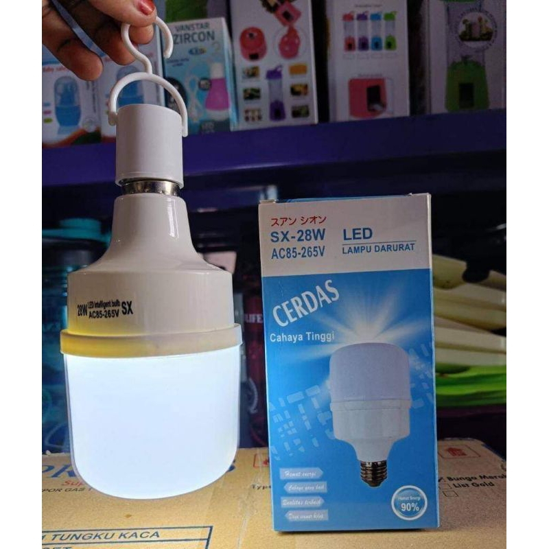 lampu otomatis/lampu menyala saat listrik mati lampu led murah