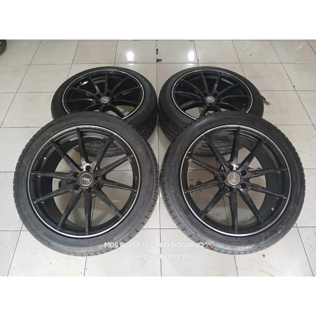 Velg Bekas HSR CHUYA R20 lebar 8.5/9.5 PCD 5x112 et45 + BAN 255 45 R20