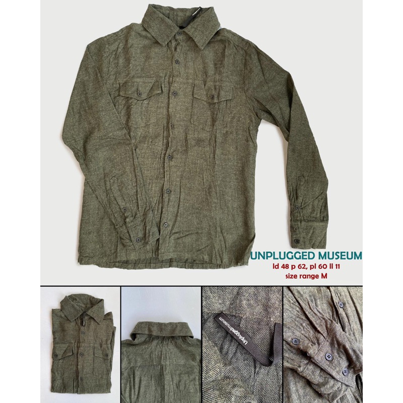 KEMEJA UNPLUGGED MUSEUM HIJAU