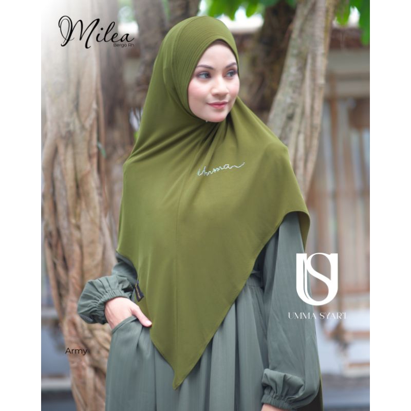 Bergo Milea Rhintone Terbaru by umma syari