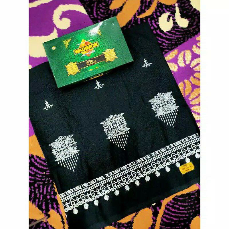Kain sarung bordir motif pinto Aceh PREMIUM merek Wadimor