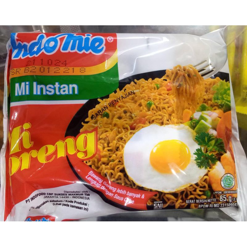 

MIE INDOMIE INSTAN RASA MIE GORENG 72 GRAM