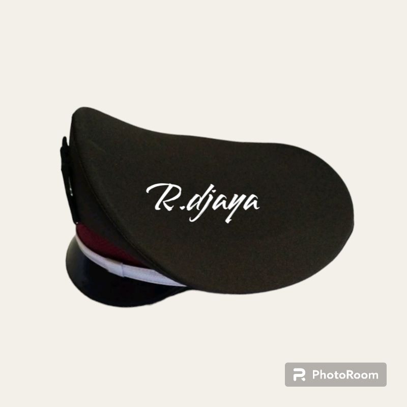 TOPI PET SATPAM COKLAT