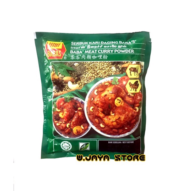 

ern Bumbu Kari Babas Babas Meat urry Pwer 25g LIZ