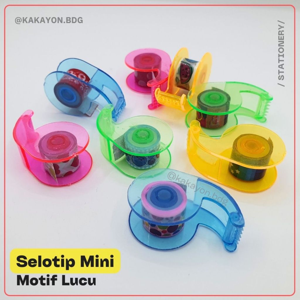 

Selotip Anak Motif Lucu / Mainan Isolasi Mini