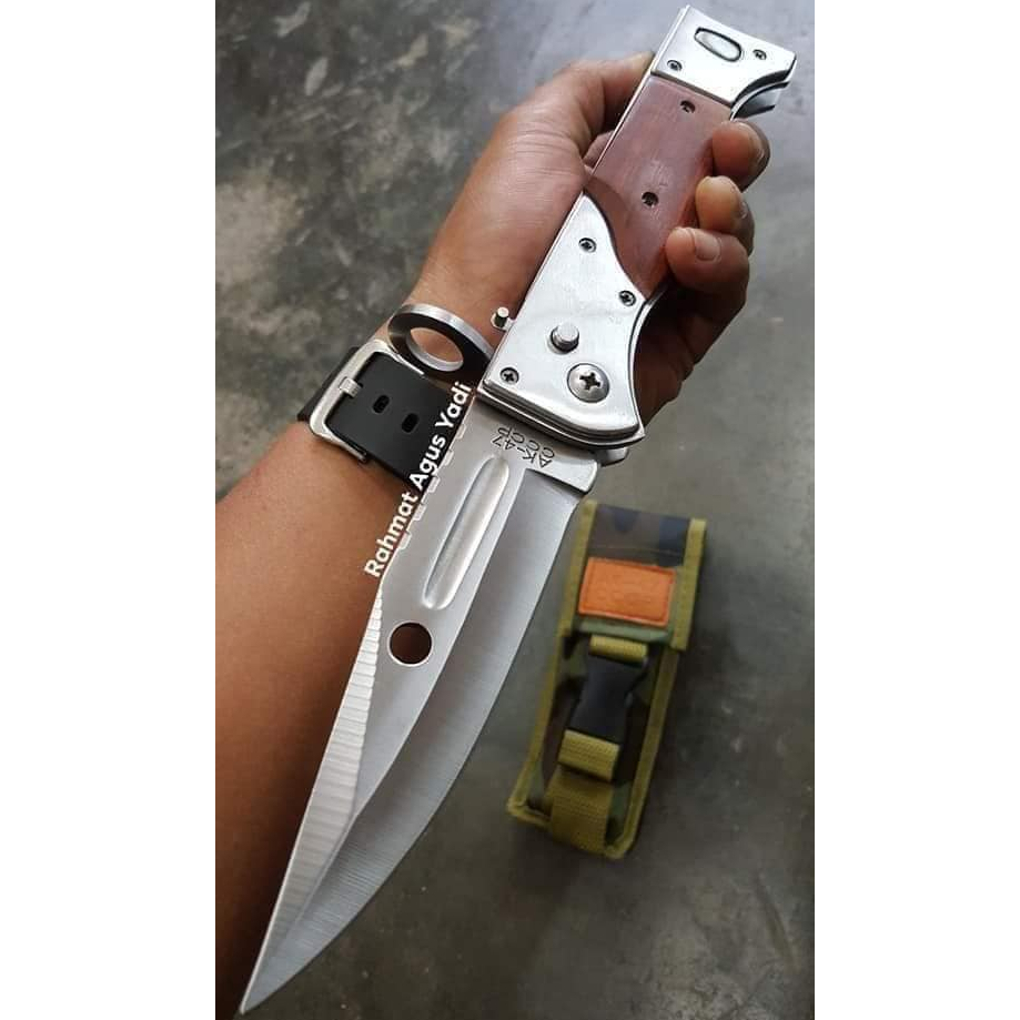 Pisau Lipat Multifungsi | Peralatan Adventure Hiking & Camping | Alat Camping Hiking Survival Portab