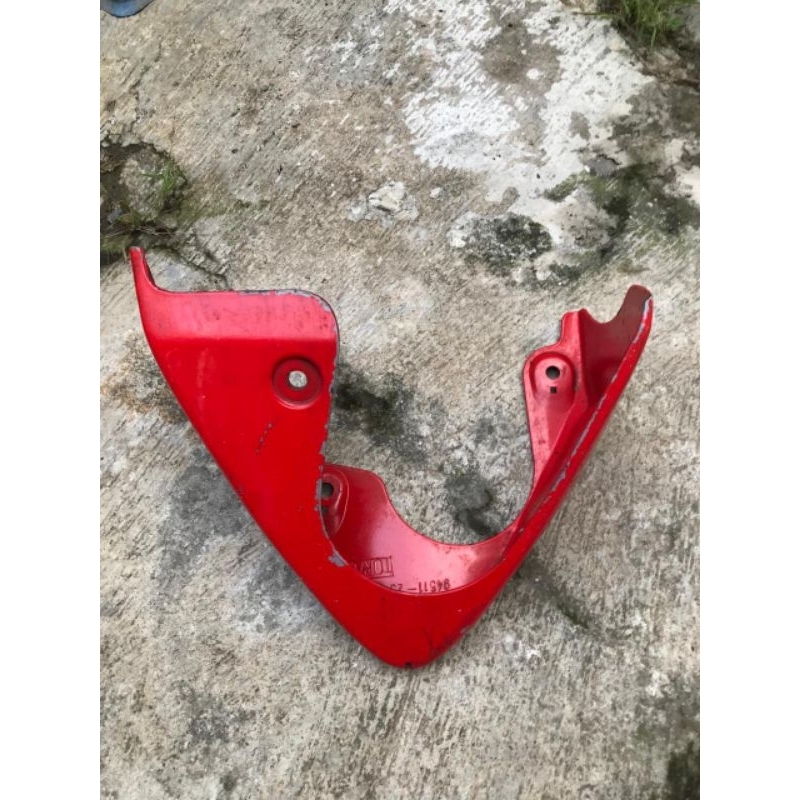 Cover Bodi Bawah Mesin Cowling Suzuki Raider 150 Merah Satria Fu Thailand Original Bekas Copotan Mot