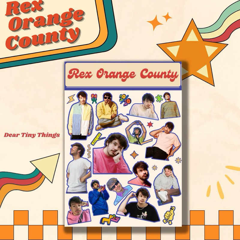 

Rex Orange County Sticker Set (NO CUTTING)