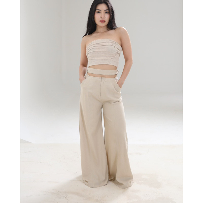 REISE TOKYO PANTS // Celana linen panjang wanita loose women woman pants celana linen pria linen pan