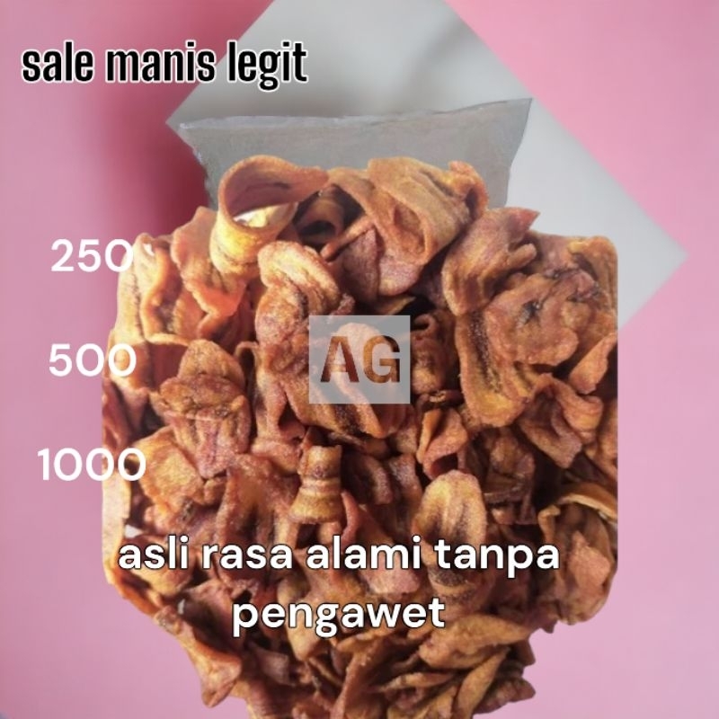 

sale pisang kering manis 1 kg