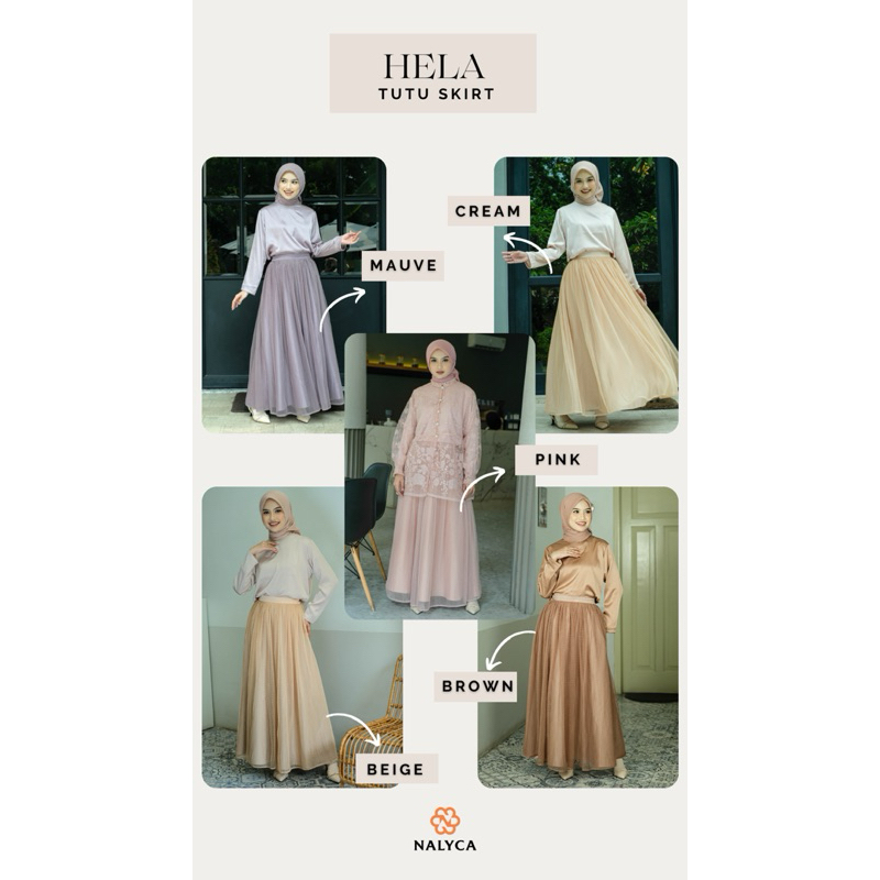 NALYCA - Hela Tutu Skirt Raya Collection Rok Koleksi Lebaran Kondangan Engagement Wisuda