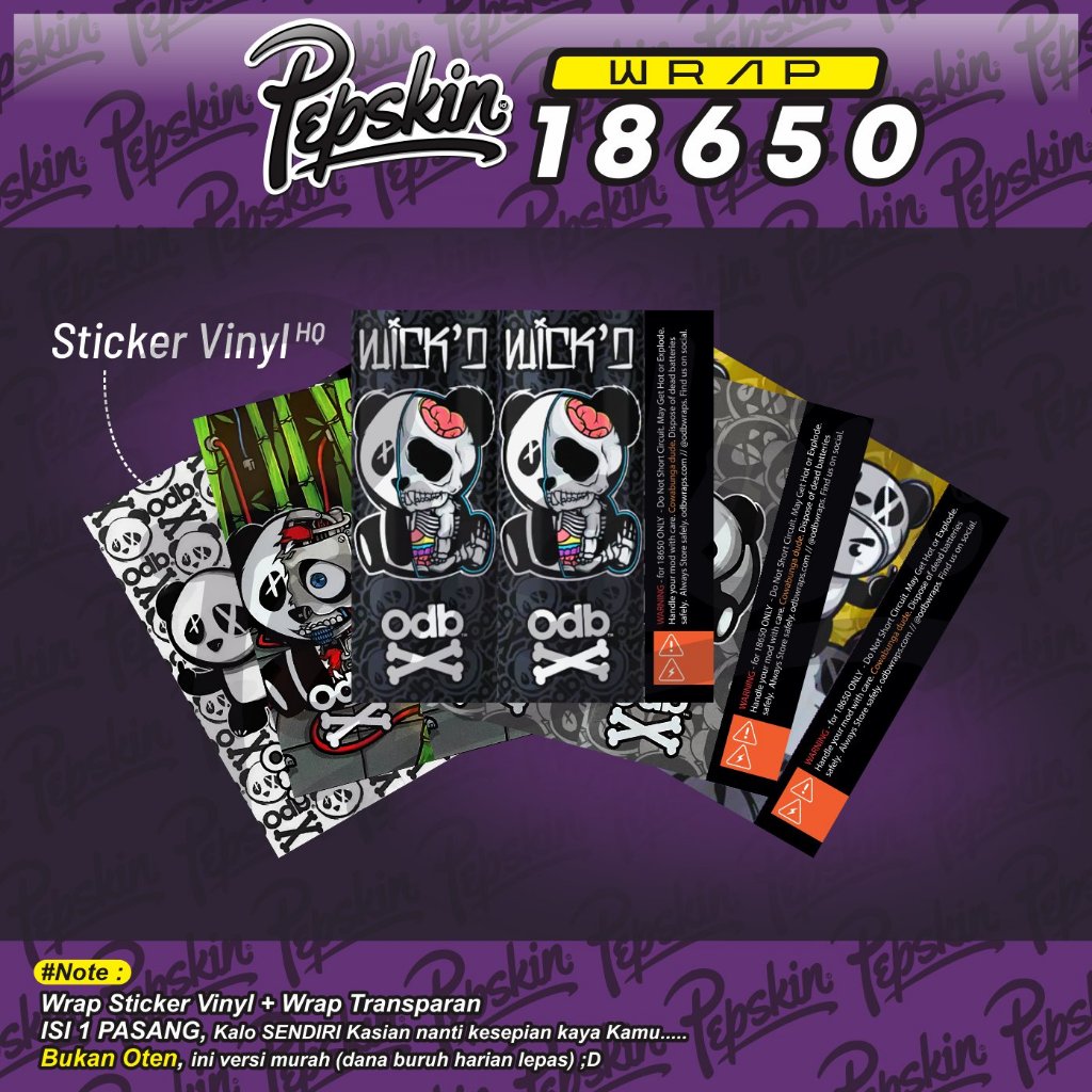 

Stiker Wrap V8