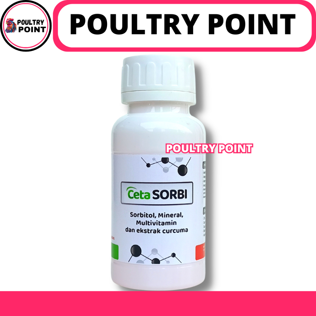 CETAVIT SORBI 100 ML - CETA SORBI Vitamin ATP Penambah Stamina dan Nafsu Makan Ternak Sapi Kambing D