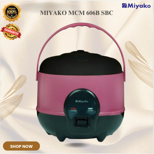MIYAKO RICE COOKER MCM 606B SBC MAGIC WARMER PLUS/MCM 606B SBC/MCM-606B-SBC/MIYAKO RICE COOKER 0,6L