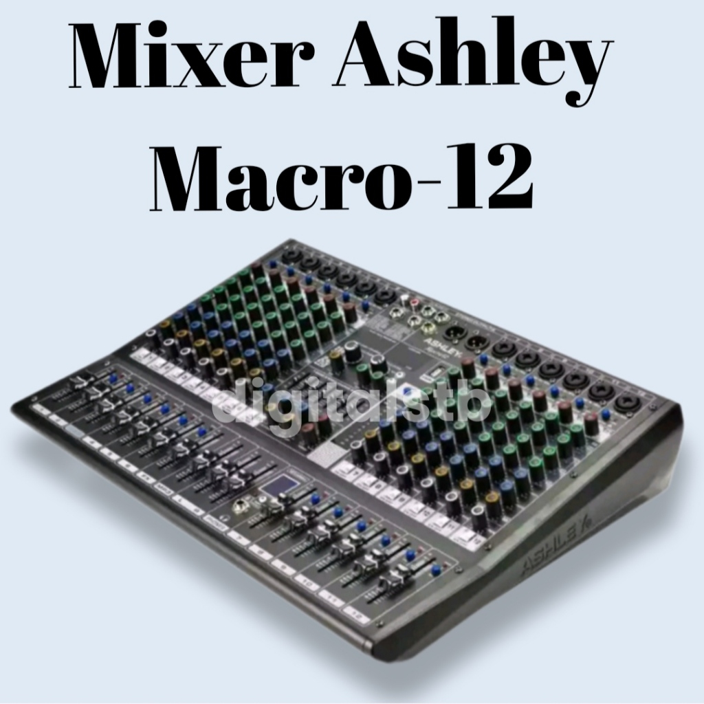 Mixer Ashley Macro 12 mixer 12 channel original ashley