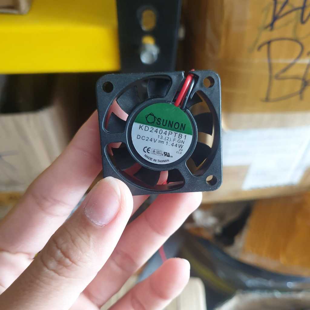 Fan Dc 24v 4x4cm SUNON |Kipas Dc 24Volt 4cm Cooling Fan Ujung Konektor 2 pin