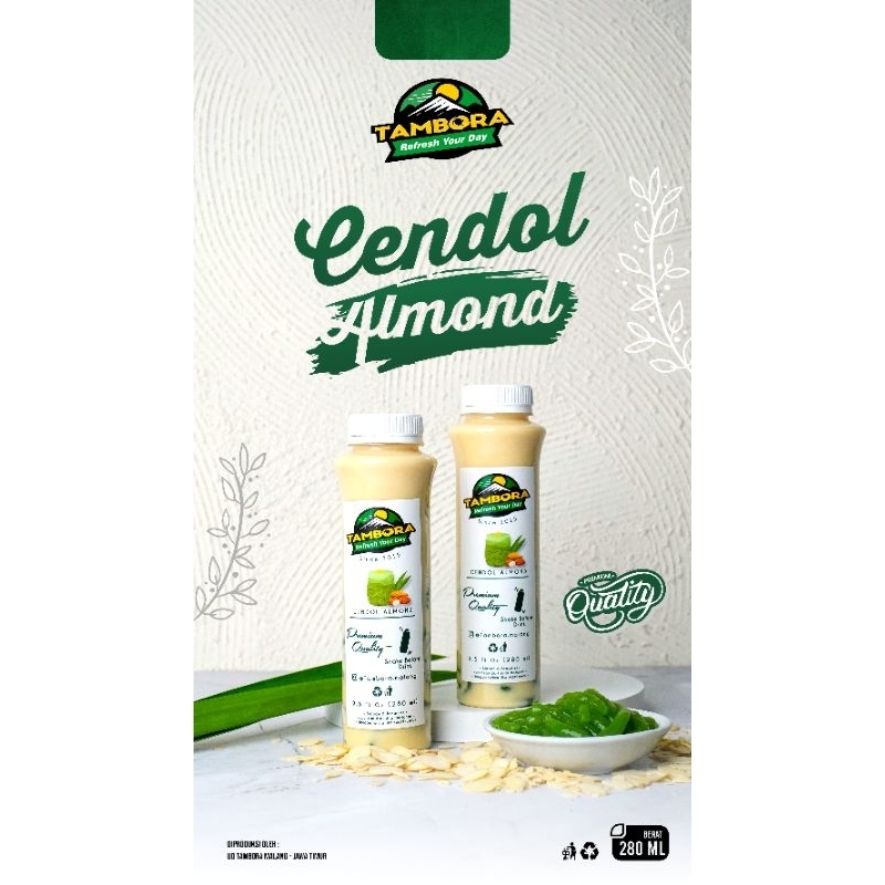 

Cendol Almond Tambora / Cendol Tambora (KHUSUS KURIR INSTANT)