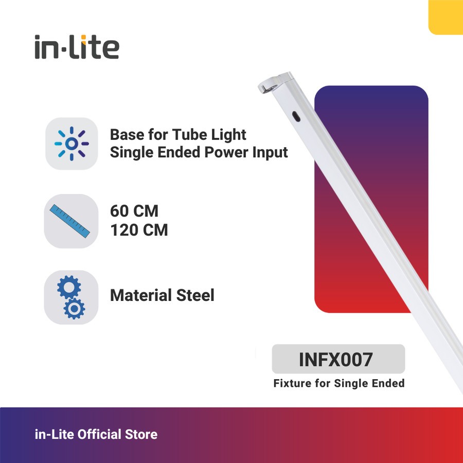 in-Lite LED Rumah Lampu TL T8 Single Wiring/Single Ended