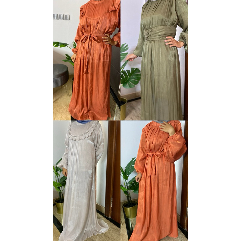 Dress Wanita Muslim Shaniya Shimmer Dress