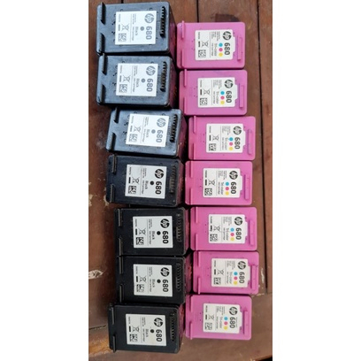 Cartridge hp 680 bekas cabutan dari printer rosok