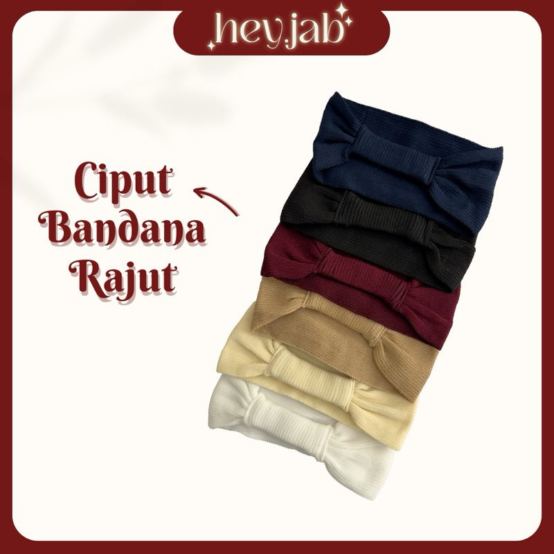 Hey.Jab | CIPUT RAJUT PREMIUM (Ciput Rajut, Ciput Rajut Pita Karet, Murah, Nyaman, Dalaman Hijab Jil