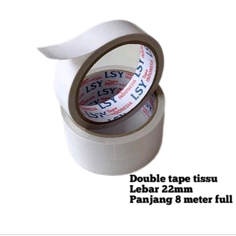 

DOUBLE TAPE LSY 22MM X 8 METER FULL
