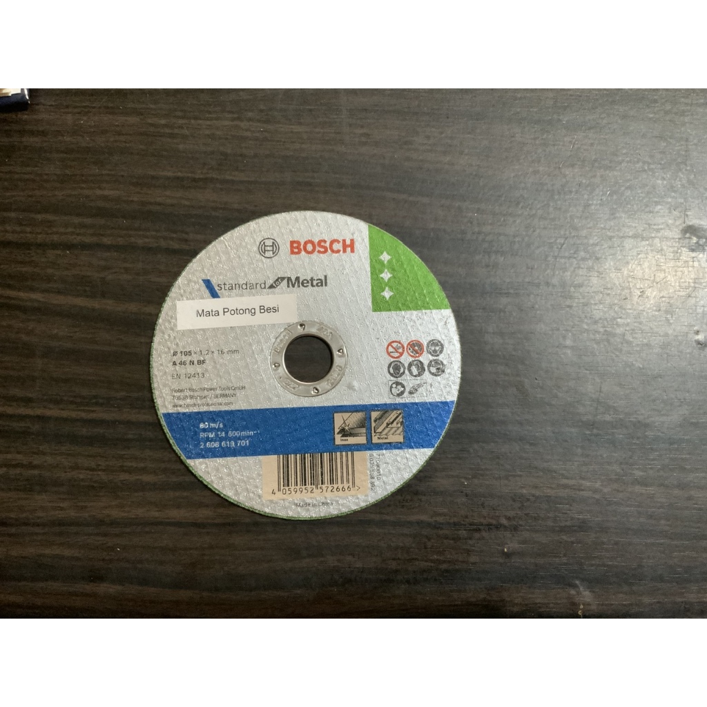 Mata potong besi/ mata gerinda Bosch 4inch