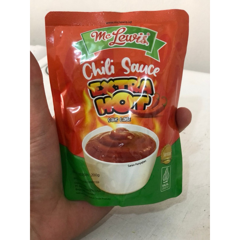 

Mc Lewis Saus Sambal / Extra Hot / Chilli Sauce 200gr