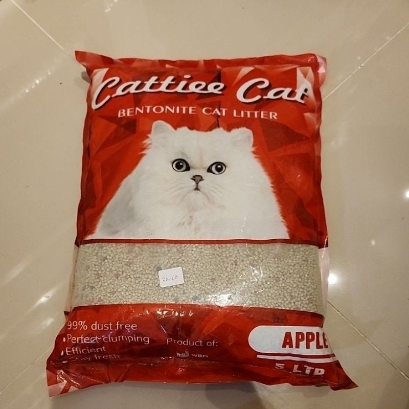 Cattiee Cat Pasir Kucing Bentonite Cat Litter
