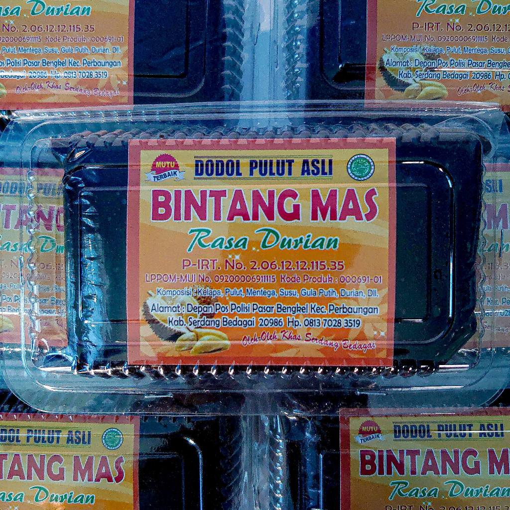 

Dodol Bengkel Bintang Mas Rasa Durian 500gr