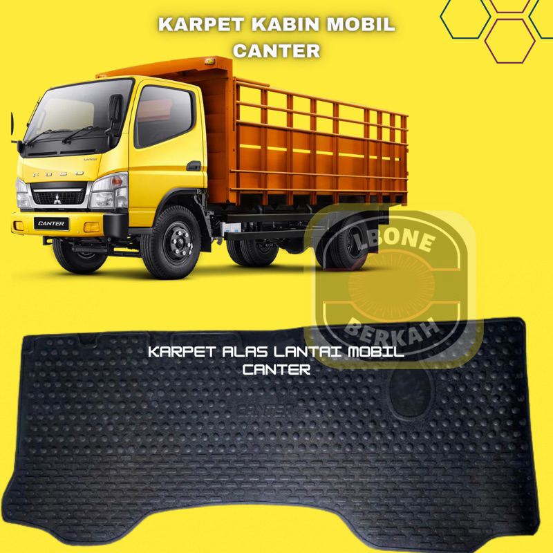 Karpet Lantai Depan Truk CANTER-Karet Lantai Kabin Mobil Truck CANTER