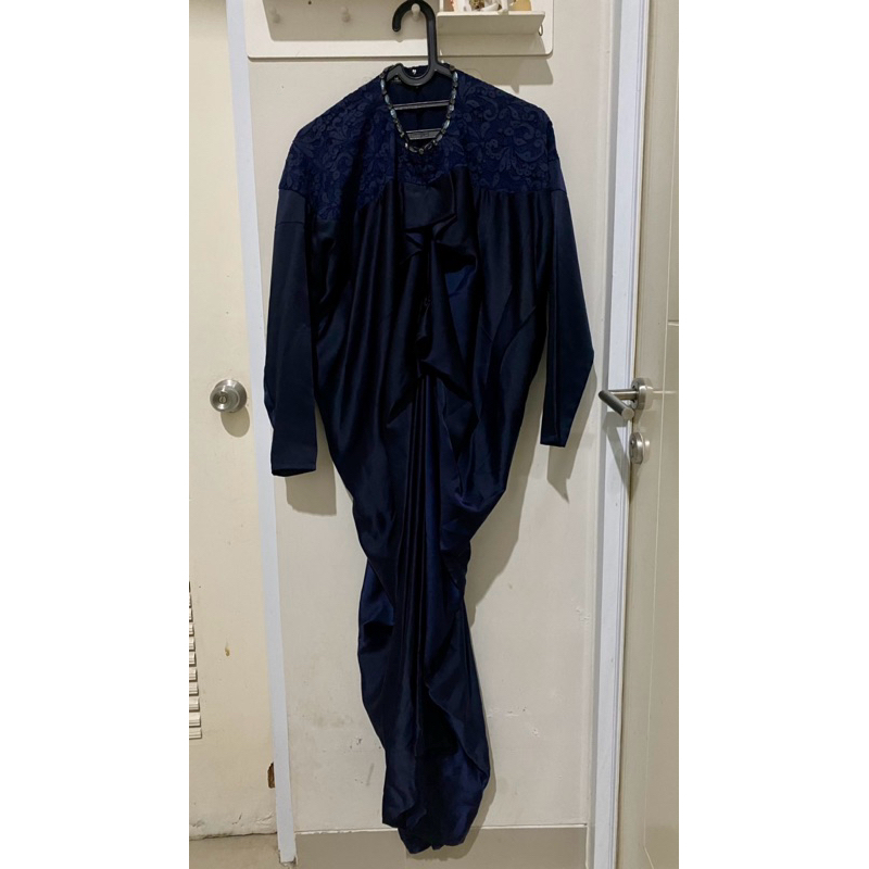 AMR The Label Baju Lebaran Dress Kaftan Wanita Lengan Panjang