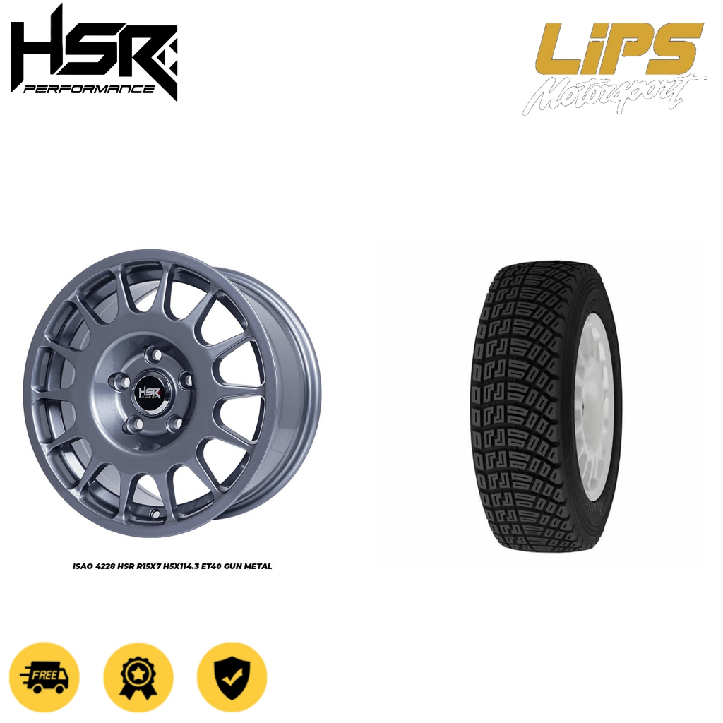 Paket velg dan ban type rally untuk mobil ertiga dan innova hsr isao ring 15