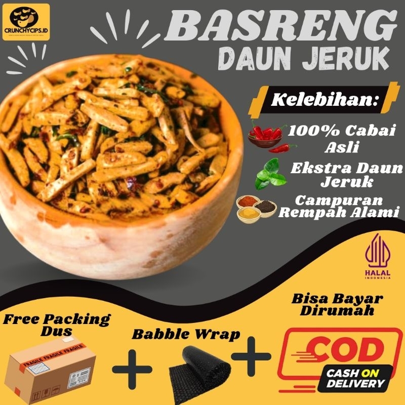 

Basreng Stik Kering Daun Jeruk Pedas 250 Kg