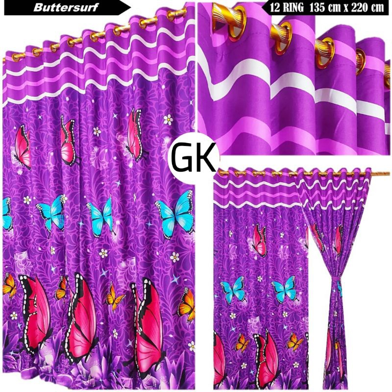 Gorden Motif Kupu Ungu Ring 12 Gorden Kupu Ungu Gorden Butterfly Purple Gorden Ungu Gorden Smokring 