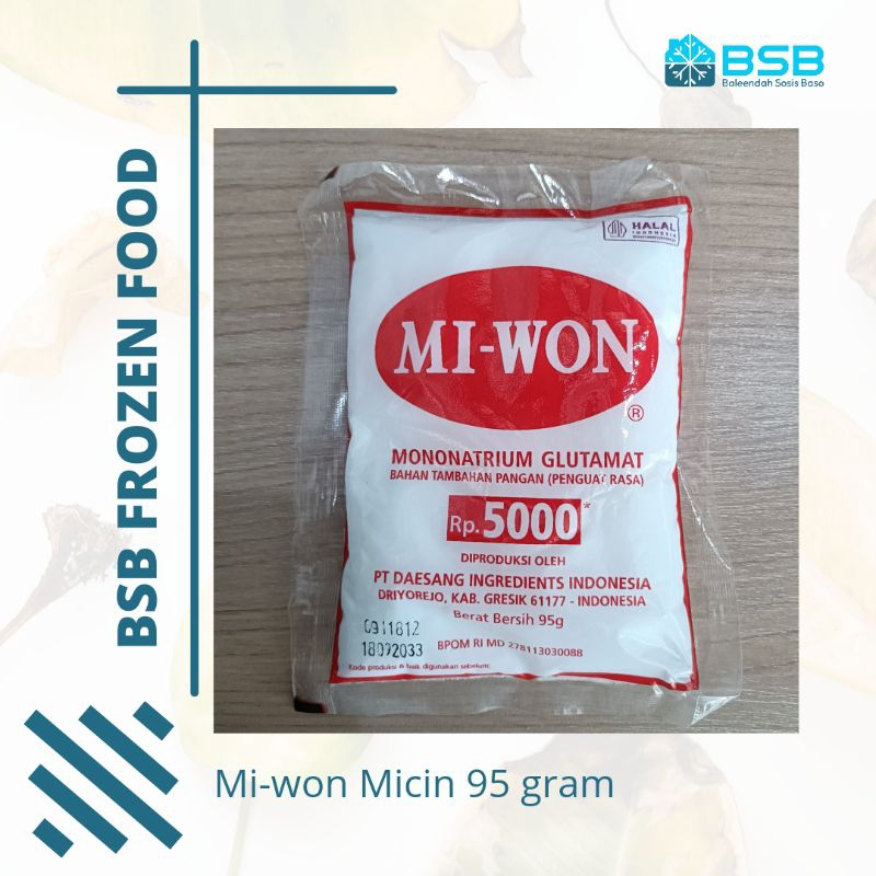 

Micin Miwon Bumbu Penyedap Rasa Miwon Kemasan Sachet Ekonomis