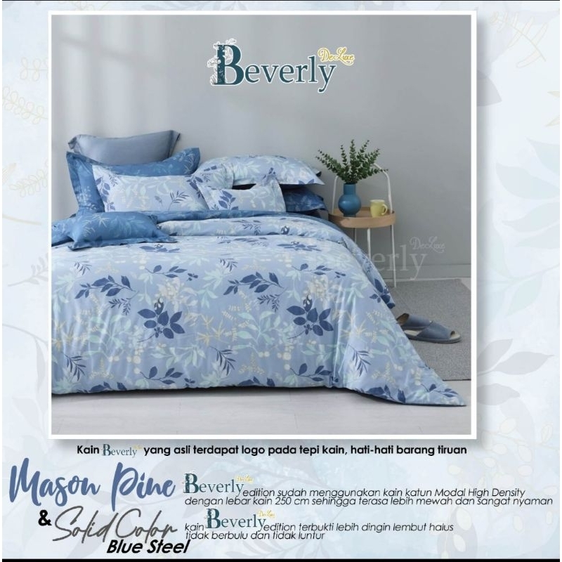 Kain / Bahan Sprei Beverly motif Mason Pine
