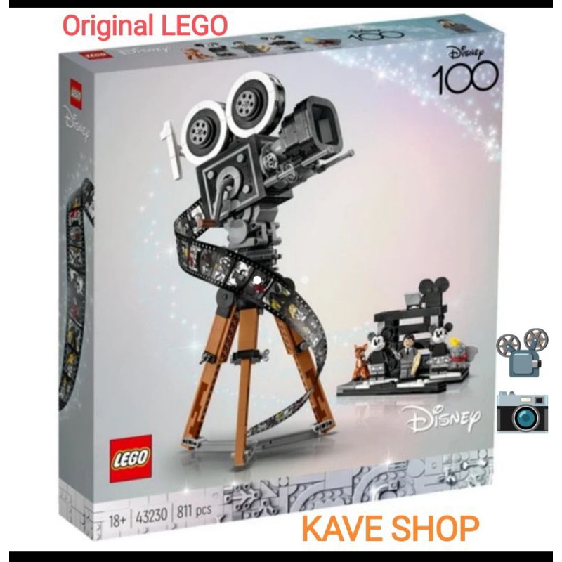 LEGO 43230 Disney Exclusive Walt Disney Tribute Camera, 100th Anniversary