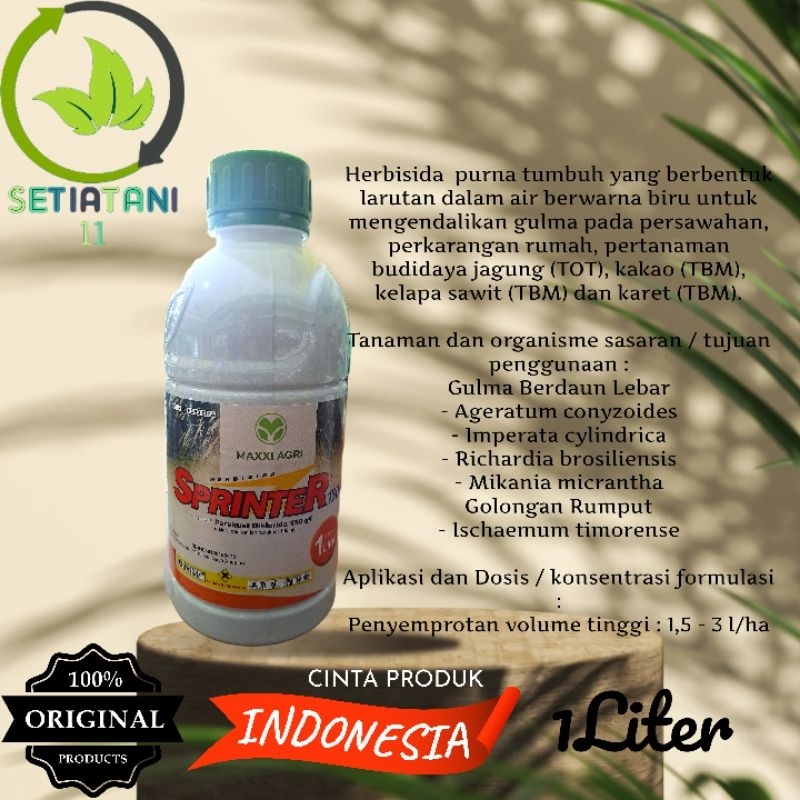 Herbisida Kontak Sprinter 150SL Kemasan 1Liter
