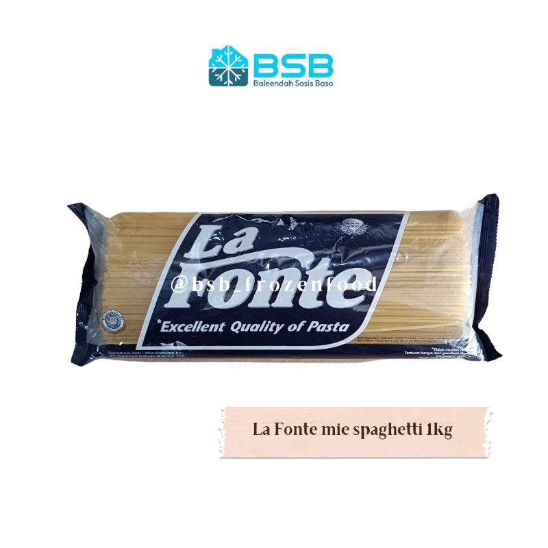 

La Fonte Mie Spaghetti Pasta Spaghetty Lafonte 225gr / 450gr / 1 kg