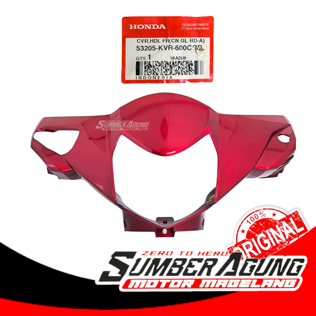 BATOK COVER LAMPU DEPAN HONDA REVO 100 LAMA ORI AHM 53205-KVR-600CGR