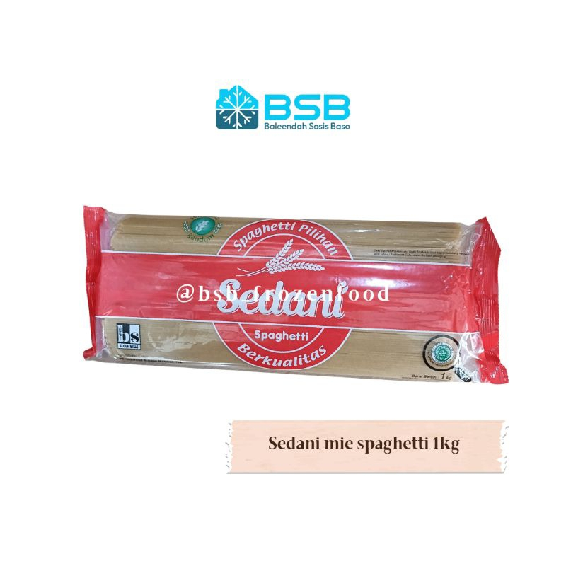 

Sedani Mie Spaghetti Pasta Spaghetti 1 kg