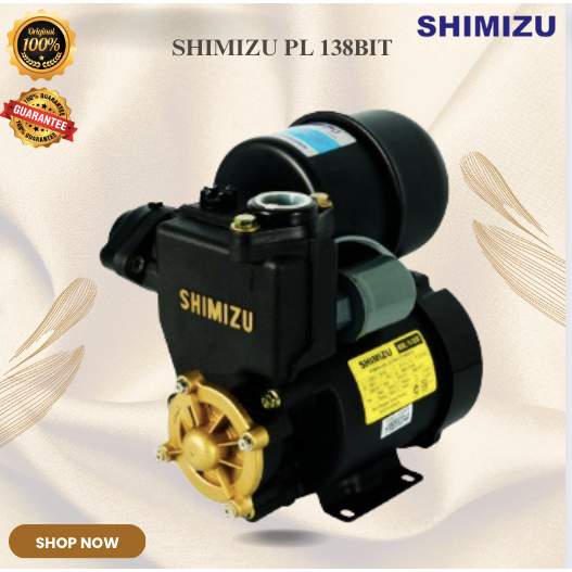 SHIMIZU POMPA AIR PL 138BIT WATER PUMP/PL138BIT/PL138 BIT/PL 138 BIT/PL-138BIT/PL-138 BIT/POMPA SUMU