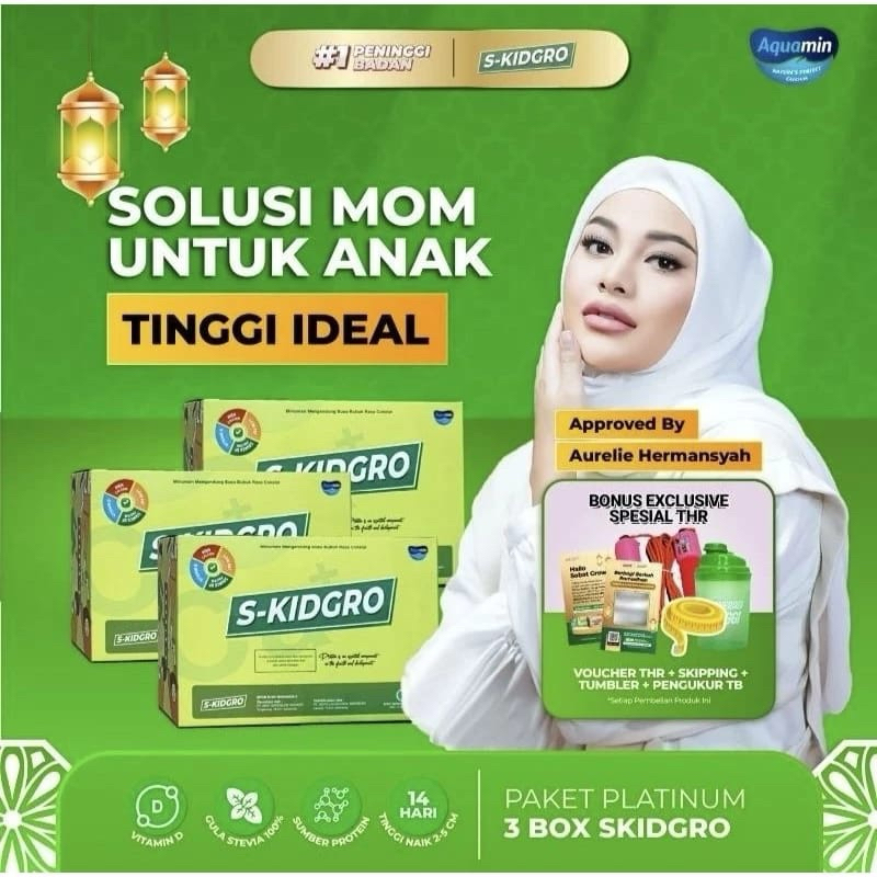 

5 Sachet S-KIDGRO Suplemen Kesehatan Obat Peninggi Badan Terbaik Untuk Anak