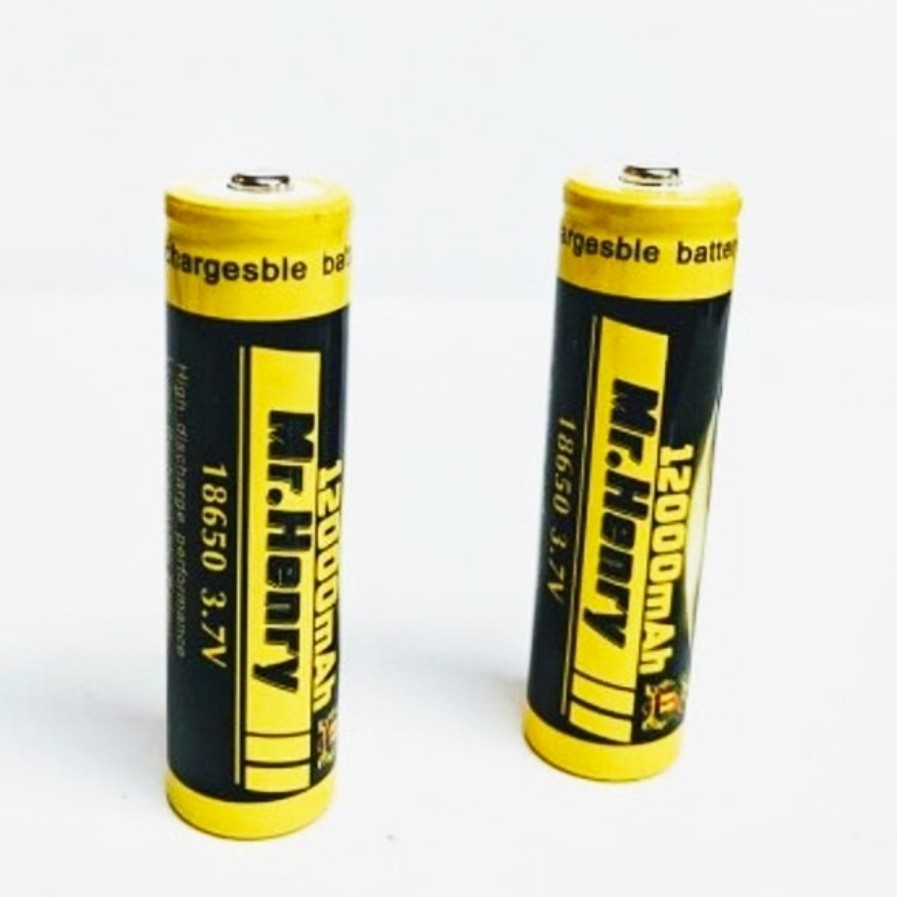 Battery Charger MR.HENRY 12.000mAh 18650 4.3V vape baterai VAPORIZED S