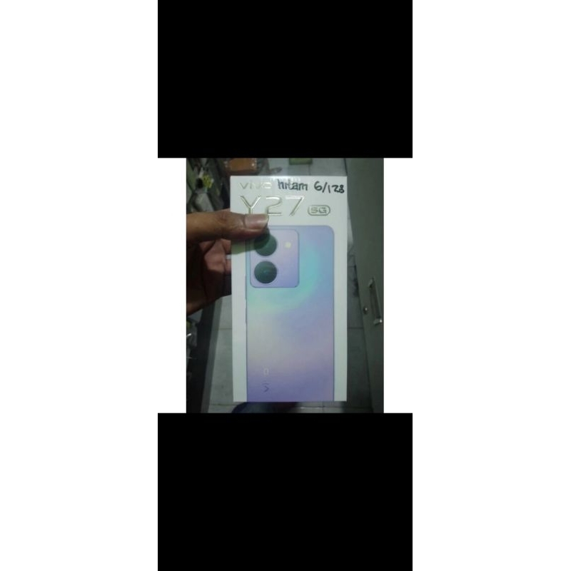 Hp Vivo y27 Ram 6/128 warna hitam