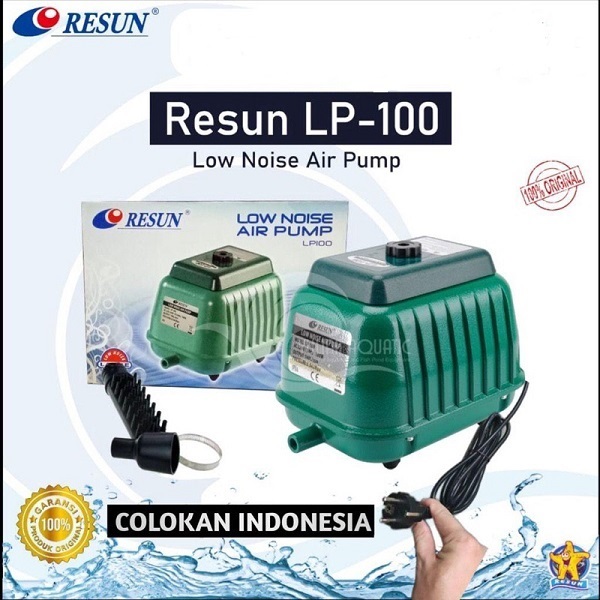 resun LP 100 RESUN Aerator blower air pump low noise pompa aerator aquarium