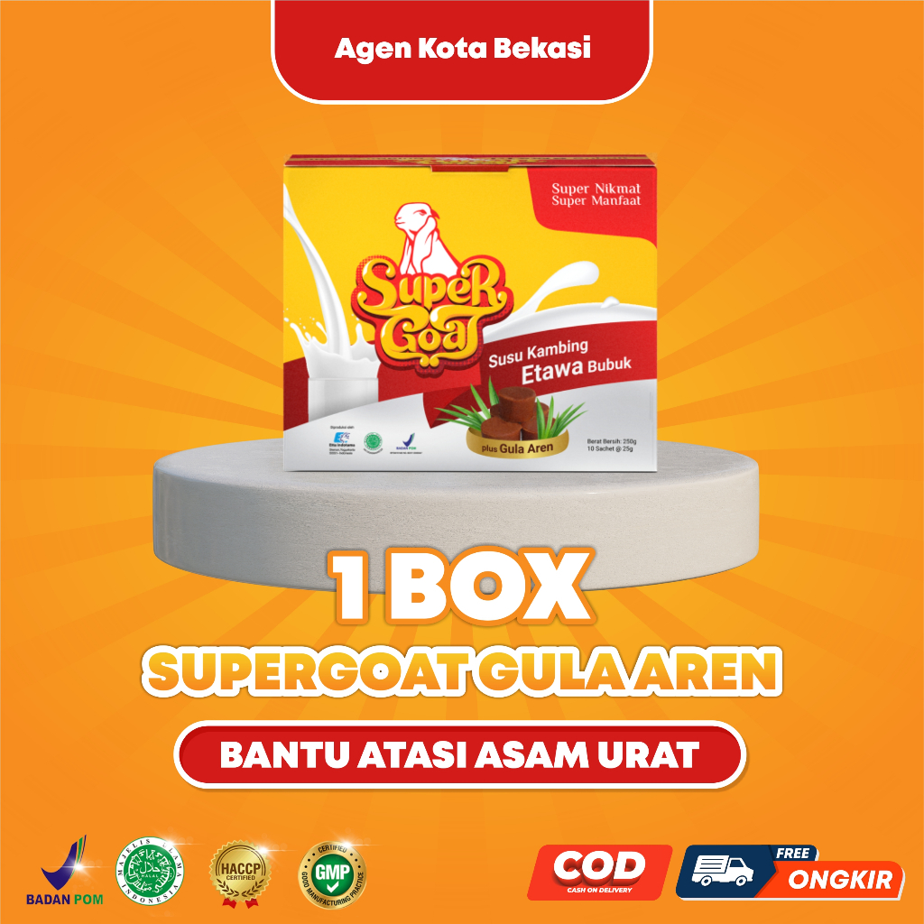 

Susu Kambing Ettawa Bubuk Supergoat Kunci untuk Kesehatan yang Berkelanjutan dengan Sentuhan Gula Aren Tanpa Pengawet Rendah Gula 250gr