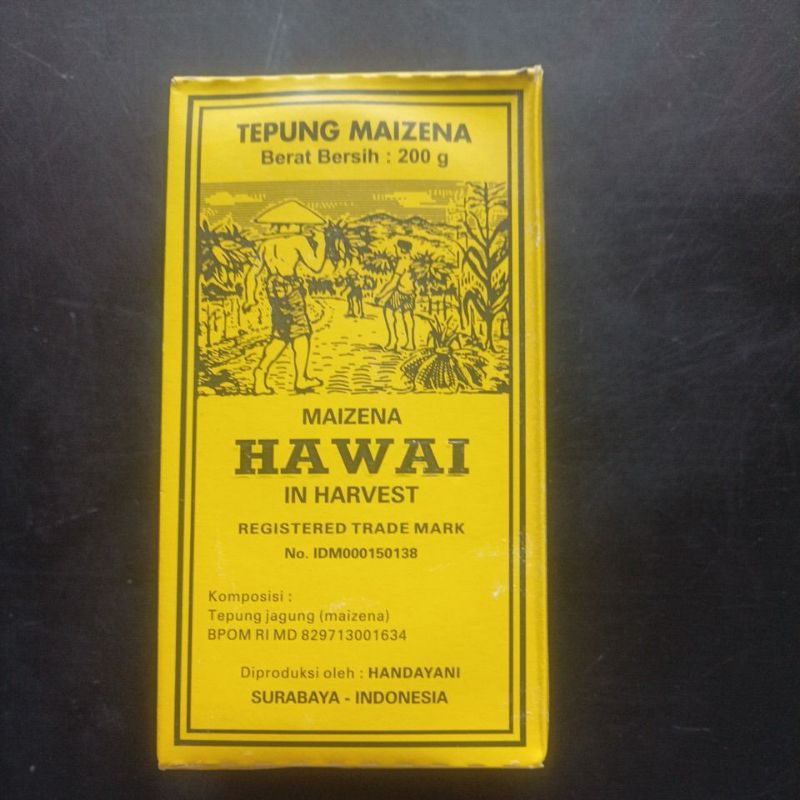 

Maizena Hawai 200 gr / Corn Starch / Tepung Jagung / Pengental