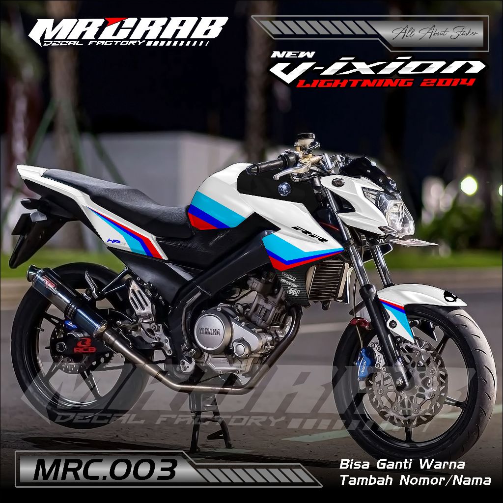 008 NEW DESIGN STICKER DECAL VIXION NVL 2014 - STICKER DECAL VIXION NVL 2014 MOTIF BMW